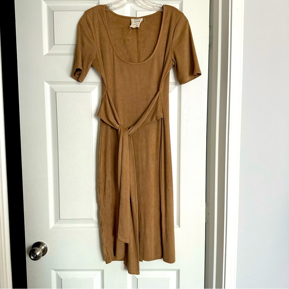 Courduroy fitted vici dress size M